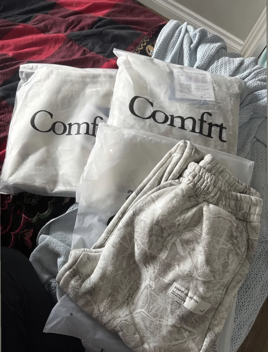 Unboxing d'une commande Comfrt à domicile